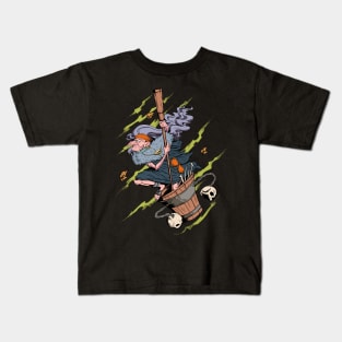 Drawing of Baba Yaga Kids T-Shirt